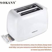 SOKANY Toaster 700 Watts ( HJT-022 ) - White, fig. 2 