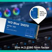  محرك أقراص هارد داخلي  دبليو دي  M.2 -  500 جيجا  WD Blue SN570 NVMe™  SSD, fig. 6 
