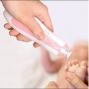  مبرد أظافر كهربائي للأطفال والمواليد مع مقص أظافر خفيف وآمن, fig. 1 