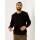  Ribbed Sweatshirt with Long Sleeves and Crew Neck - Black, fig. 1 