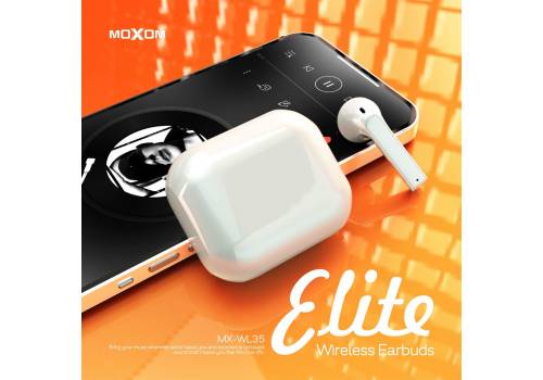  سماعات بلوتوث ايربود MX-WL35 موكسوم اللاسلكية حجم صغير جذاب (شاشة رقمية) MOXOM MX-WL35 Elite Wireless Earbuds, fig. 6 