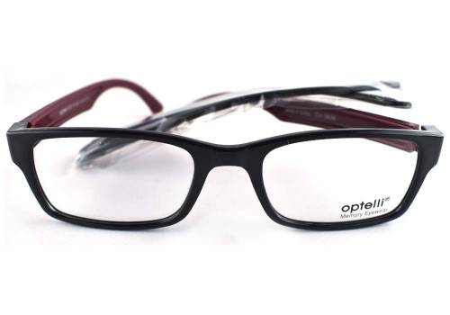  نظارة طبية من Optelli - لون أسود كبدي, fig. 1 