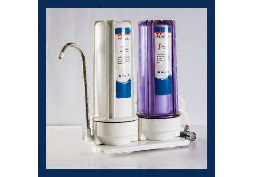  Two stage water filter, fig. 1 