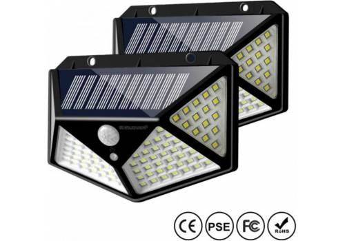  The smart solar light with 100 lumens of LED and a motion sensor, fig. 5 