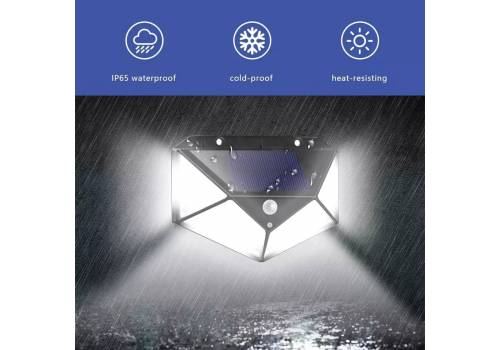  The smart solar light with 100 lumens of LED and a motion sensor, fig. 9 