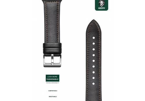  Green Apple Watch Leather Band - Two different colors, fig. 3 
