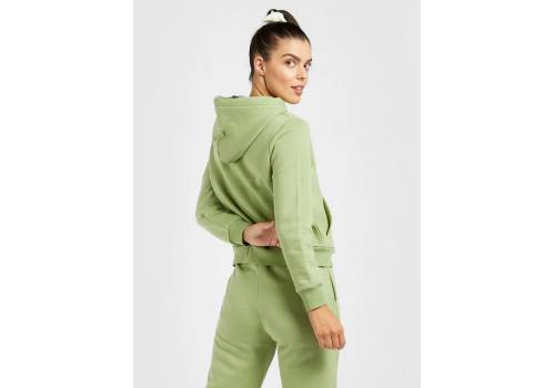  Solid Sweatshirt with Hood and Kangaroo Pocket - GREEN, fig. 2 