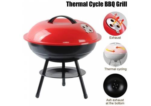  Portable charcoal grill, fig. 3 