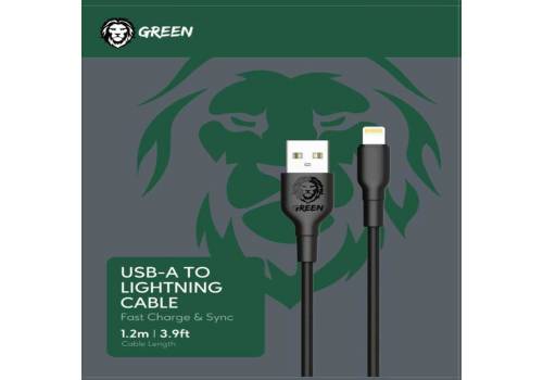  Green Braided USB-A to Lightning 1.2m Cable, fig. 3 