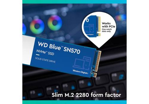  محرك أقراص هارد داخلي  دبليو دي  M.2 -  500 جيجا  WD Blue SN570 NVMe™  SSD, fig. 6 
