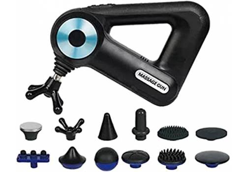  Rechargeable massage gun with 12 different heads, fig. 1 